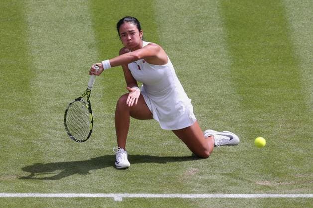 Alexandra Eala (PHI), Damen Einzel, Ladies Singles Tennis - Wimbledon 2025 - Grand Slam ITF ATP, Tennis Herren WTA, Tennis Damen - AELTC - London - - Great Britain - 1 July 2025. Copyright: xJuergenxHasenkopfx