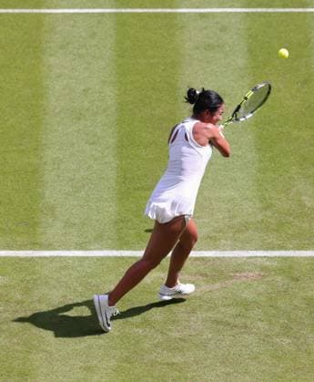 Alexandra Eala (PHI), Damen Einzel, Ladies Singles Tennis - Wimbledon 2025 - Grand Slam ITF ATP, Tennis Herren WTA, Tennis Damen - AELTC - London - - Great Britain - 1 July 2025. Copyright: xJuergenxHasenkopfx
