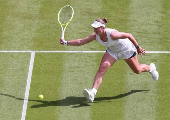 Barbora Krejcikova, Damen Einzel, Ladies Singles Tennis - Wimbledon 2025 - Grand Slam ITF ATP, Tennis Herren WTA, Tennis Damen - AELTC - London - - Great Britain - 1 July 2025. Copyright: xJuergenxHasenkopfx