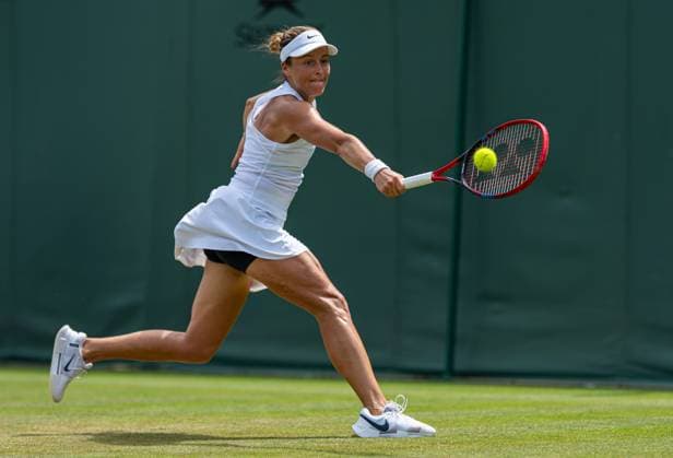 Tennis - Wimbledon Championship 2025 - Day 2 LONDON, ENGLAND - Tuesday, July 1, 2025: Tatjana Maria (GER) during the Ladies Singles 1st Round on Day Two of The Championships Wimbledon 2025 at the All England Lawn Tennis and Croquet Club. (Photo by Kirsten Holst Propaganda) LONDON All England Lawn Tennis and Croquet Club GREATER LONDON ENGLAND  Copyright: xKirstenxHolstx 2025-07-01-012-Wimbledon_Day_2