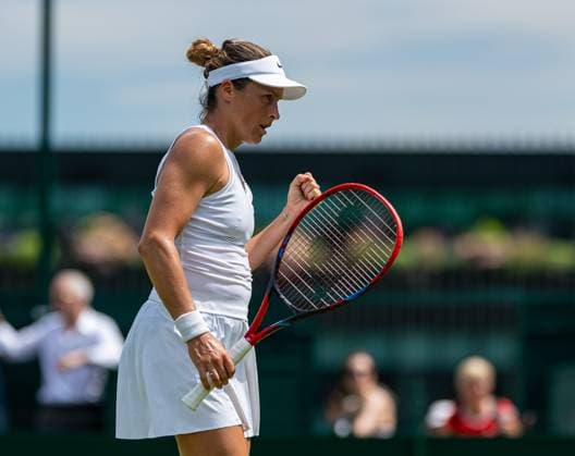 Tennis - Wimbledon Championship 2025 - Day 2 LONDON, ENGLAND - Tuesday, July 1, 2025: Tatjana Maria (GER) during the Ladies Singles 1st Round on Day Two of The Championships Wimbledon 2025 at the All England Lawn Tennis and Croquet Club. (Photo by Kirsten Holst Propaganda) LONDON All England Lawn Tennis and Croquet Club GREATER LONDON ENGLAND  Copyright: xKirstenxHolstx 2025-07-01-009-Wimbledon_Day_2