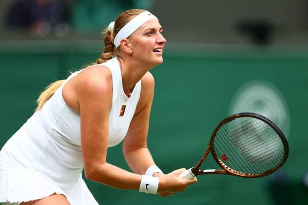 Petra Kvitova during her first round match Wimbledon Tennis Championships, Day 2, The All England Lawn Tennis and Croquet Club, London, UK - 01 Jul 2025London The All England Lawn Tennis and United Kingdom  Copyright: xJamesxMarsh Shutterstockx 15380418cs