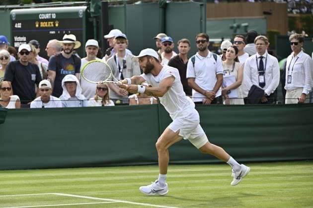 Tennis : Wimbledon -2025 - ITF - Tennis - Wimbledon - ITF - Corentin Moutet - France GB  Copyright: xChryslenexCaillaudx xPznewsx