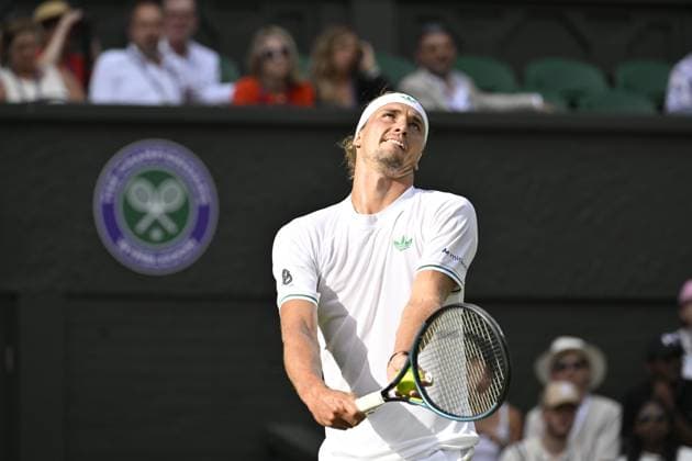 Tennis : Wimbledon -2025 - ITF - Tennis - Wimbledon - ITF - Alexander Zverev - Allemagne GB  Copyright: xChryslenexCaillaudx xPznewsx