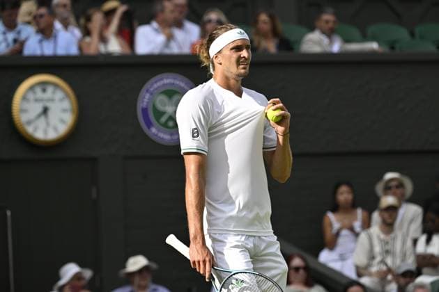 Tennis : Wimbledon -2025 - ITF - Tennis - Wimbledon - ITF - Alexander Zverev - Allemagne GB  Copyright: xChryslenexCaillaudx xPznewsx