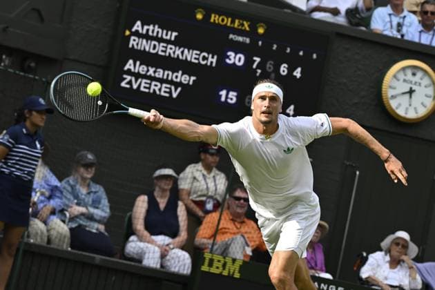 Tennis : Wimbledon -2025 - ITF - Tennis - Wimbledon - ITF - Alexander Zverev - Allemagne GB  Copyright: xChryslenexCaillaudx xPznewsx
