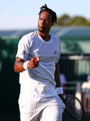 Gael Monfils during his first round match Wimbledon Tennis Championships, Day 2, The All England Lawn Tennis and Croquet Club, London, UK - 01 Jul 2025London The All England Lawn Tennis and United Kingdom  Copyright: xJamesxMarsh Shutterstockx 15380418ex