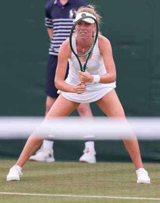 Magdalena Frech (POL) Damen Einzel, Ladies Singles Tennis - Wimbledon 2025 - Grand Slam ITF ATP, Tennis Herren WTA, Tennis Damen - AELTC - London - - Great Britain - 1 July 2025. Copyright: xJuergenxHasenkopfx