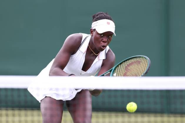 Victoria Mboko (CAN), Damen Einzel, Ladies Singles Tennis - Wimbledon 2025 - Grand Slam ITF ATP, Tennis Herren WTA, Tennis Damen - AELTC - London - - Great Britain - 1 July 2025. Copyright: xJuergenxHasenkopfx