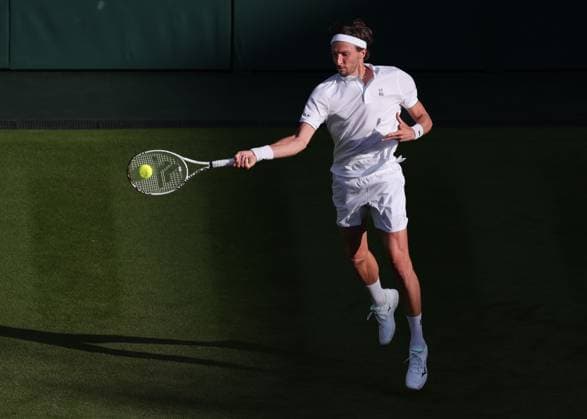 Arthur Rinderknech (FRA) Tennis - Wimbledon 2025 - Grand Slam ITF ATP, Tennis Herren WTA, Tennis Damen - AELTC - London - - Great Britain - 1 July 2025. Copyright: xJuergenxHasenkopfx