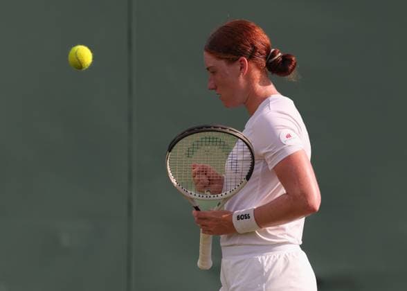 Ella Seidel (GER) macht die Faust und jubelt,Jubel, Freude,Emotion, Damen Einzel, Ladies Singles Copyright: xJuergenxHasenkopfx