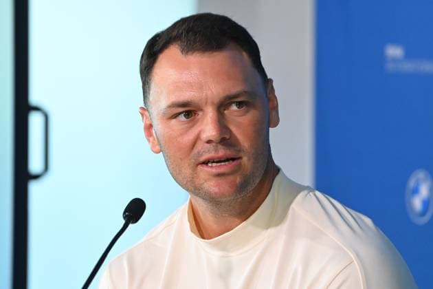 Martin KAYMER (GER), Einzelbild,angeschnittenes Einzelmotiv,Portraet,Portrait,Porträt. Pressekonferenz. ProAm ,GOLF BMW International Open 2025 am 02.07.2025 im Golfclub Muenchen Eichenried.