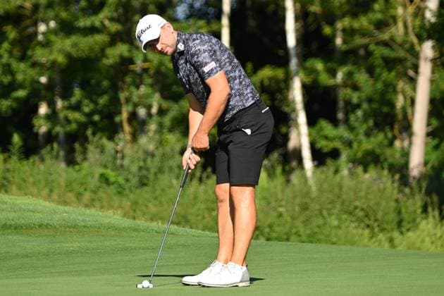 Nicolai von Dellingshausen (GER), Aktion,Einzelaktion,Einzelbild, Freisteller,Ganzkoerperaufnahme,ganze Figur. ProAm ,GOLF BMW International Open 2025 am 02.07.2025 im Golfclub Muenchen Eichenried.