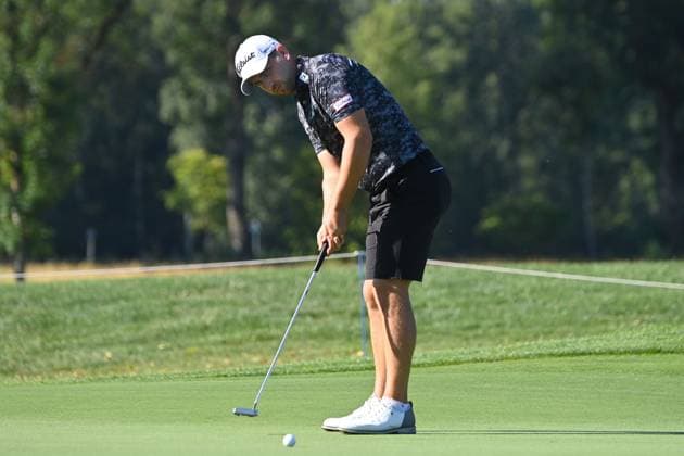 Nicolai von Dellingshausen (GER), Aktion,Einzelaktion,Einzelbild, Freisteller,Ganzkoerperaufnahme,ganze Figur. ProAm ,GOLF BMW International Open 2025 am 02.07.2025 im Golfclub Muenchen Eichenried.
