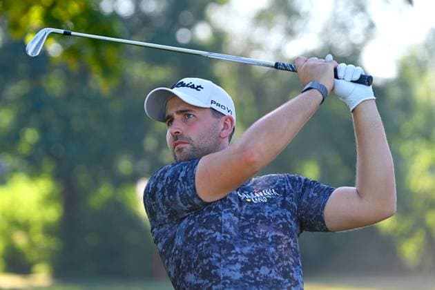 Nicolai von Dellingshausen (GER), Aktion,Einzelbild,angeschnittenes Einzelmotiv,Halbfigur,halbe Figur. ProAm ,GOLF BMW International Open 2025 am 02.07.2025 im Golfclub Muenchen Eichenried.
