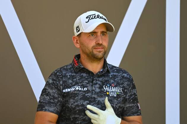 Nicolai von Dellingshausen (GER), Aktion,Einzelbild,angeschnittenes Einzelmotiv,Halbfigur,halbe Figur. ProAm ,GOLF BMW International Open 2025 am 02.07.2025 im Golfclub Muenchen Eichenried.