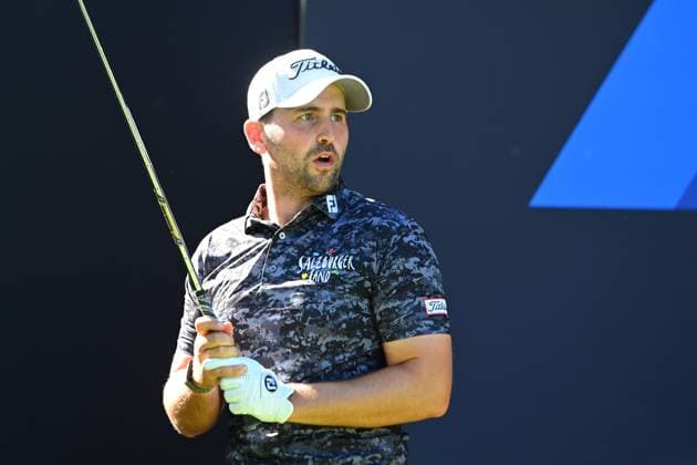 Nicolai von Dellingshausen (GER), Aktion,Einzelbild,angeschnittenes Einzelmotiv,Halbfigur,halbe Figur. ProAm ,GOLF BMW International Open 2025 am 02.07.2025 im Golfclub Muenchen Eichenried.