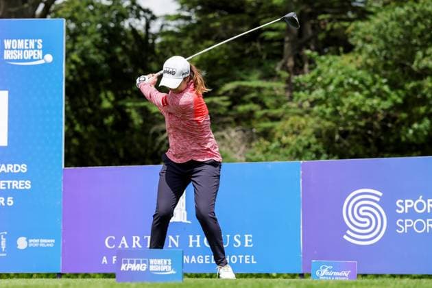 KPMG Women s Irish Open 2025, Carton House, Maynooth 2 7 2025 Leona Maguire Leona Maguire 2 7 2025  Copyright: x INPHO LaszloxGeczox LG1_9644