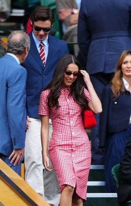 Olivia Rodrigo and Louis Partridge in the Royal Box on Centre Court Wimbledon Tennis Championships, Day 3, The All England Lawn Tennis and Croquet Club, London, UK - 02 Jul 2025London The All England Lawn Tennis and United Kingdom  Copyright: xJavierxGarcia Shutterstockx 15381941e