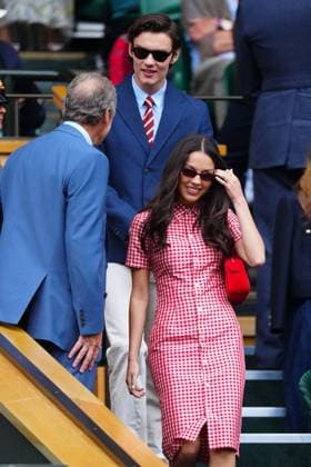 Olivia Rodrigo and Louis Partridge in the Royal Box on Centre Court Wimbledon Tennis Championships, Day 3, The All England Lawn Tennis and Croquet Club, London, UK - 02 Jul 2025London The All England Lawn Tennis and United Kingdom  Copyright: xJavierxGarcia Shutterstockx 15381941d