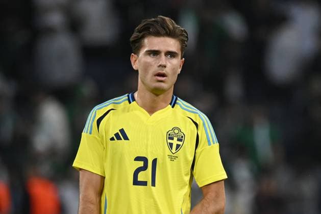 BESFORT ZENELI, Svezia, Amichevole, Friendly match, Sweden vs Algeria 4-3, 10-06-2025, Azione, Action, Single shot, Close up AMICHEVOLE 2024-25 SVEZIA-ALGERIA 4-3