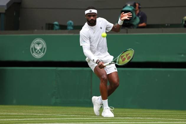Frances Tiafoe during his second round match Wimbledon Tennis Championships, Day 3, The All England Lawn Tennis and Croquet Club, London, UK - 02 Jul 2025London The All England Lawn Tennis and United Kingdom  Copyright: xEllaxLing Shutterstockx 15381943u