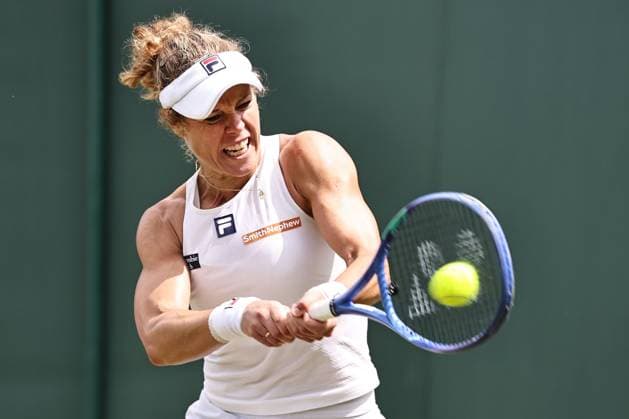 Laura Siegemund, GER, during second round of 2025 All England Lawn Tennis Championships at Wimbledon, womens singles, London, 02 07 2025; -