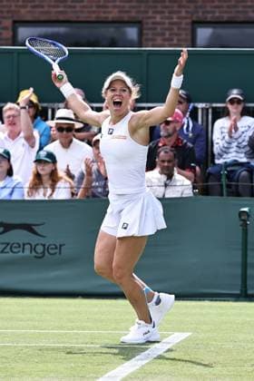 Laura Siegemund, GER, after second round of 2025 All England Lawn Tennis Championships at Wimbledon, womens singles, London, 02 07 2025; -