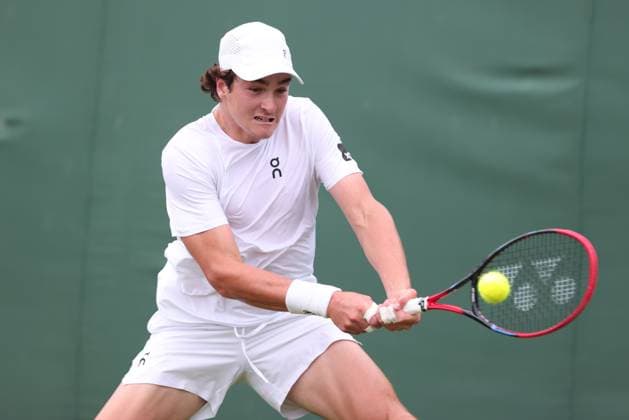 Joao Fonseca (BRA), Herren Einzel, Men s Singles Tennis - Wimbledon 2025 - Grand Slam ITF ATP, Tennis Herren WTA, Tennis Damen - AELTC - London - - Great Britain - 2 July 2025. Copyright: xJuergenxHasenkopfx