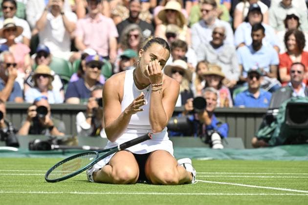 Tennis : Wimbledon -2025 - ITF - Tennis - Wimbledon - ITF - Aryna Sabalenka - Bielorussie GB  Copyright: xChryslenexCaillaudx Pznewsx