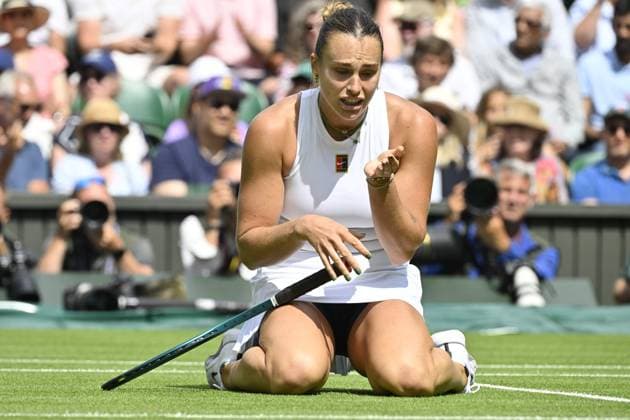 Tennis : Wimbledon -2025 - ITF - Tennis - Wimbledon - ITF - Aryna Sabalenka - Bielorussie GB  Copyright: xChryslenexCaillaudx Pznewsx