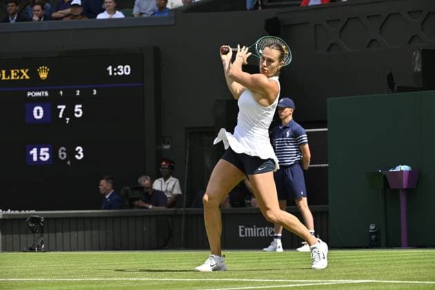 Tennis : Wimbledon -2025 - ITF - Tennis - Wimbledon - ITF - Aryna Sabalenka - Bielorussie GB  Copyright: xChryslenexCaillaudx Pznewsx
