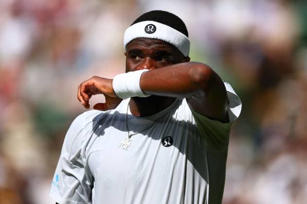 Frances Tiafoe during his second round match Wimbledon Tennis Championships, Day 3, The All England Lawn Tennis and Croquet Club, London, UK - 02 Jul 2025London The All England Lawn Tennis and United Kingdom  Copyright: xJamesxMarsh Shutterstockx 15381942bz