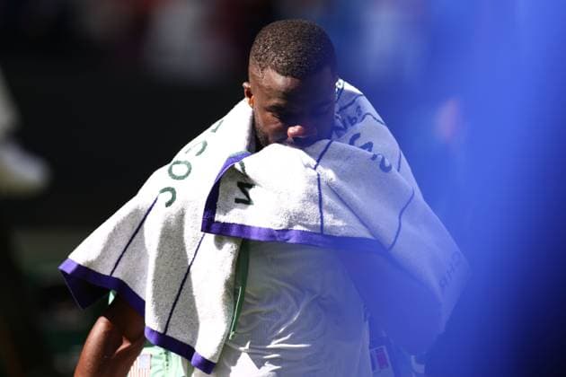 Frances Tiafoe loses his second round match to Cameron Norrie Wimbledon Tennis Championships, Day 3, The All England Lawn Tennis and Croquet Club, London, UK - 02 Jul 2025London The All England Lawn Tennis and United Kingdom  Copyright: xJamesxMarsh Shutterstockx 15381942cn