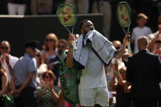 Frances Tiafoe loses his second round match Wimbledon Tennis Championships, Day 3, The All England Lawn Tennis and Croquet Club, London, UK - 02 Jul 2025London The All England Lawn Tennis and United Kingdom  Copyright: xEllaxLing Shutterstockx 15381943ad