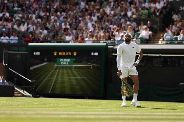 Frances Tiafoe loses his second round match Wimbledon Tennis Championships, Day 3, The All England Lawn Tennis and Croquet Club, London, UK - 02 Jul 2025London The All England Lawn Tennis and United Kingdom  Copyright: xEllaxLing Shutterstockx 15381943ae