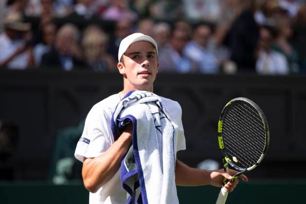 Oliver Tarvet during his Wimbledon 2025 Men?s Singles second round tennis match against Carlos Alcaraz at the All England Tennis Club in London, England (Richard Callis Sports Press Photo SPP) Copyright: xRichardxCallis SportsxPressxPhotox xSPPx spp-en-RiCaPrPh-SPP25_RiCa_02072025-1131251