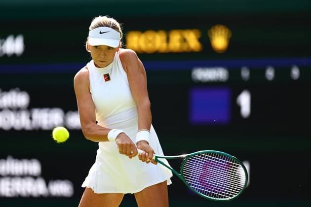 Katie Boulter during her second round match Wimbledon Tennis Championships, Day 3, The All England Lawn Tennis and Croquet Club, London, UK - 02 Jul 2025London The All England Lawn Tennis and United Kingdom  Copyright: xJamesxMarsh Shutterstockx 15381942db