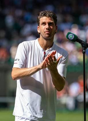 Tennis - Wimbledon Championship 2025 - Day 3 LONDON, ENGLAND - Wednesday, July 2, 2025: Cameron Norrie (GBR) during the Gentlemen s Singles 2nd Round on Day Three of The Championships Wimbledon 2025 at the All England Lawn Tennis and Croquet Club. Norrie won 4-6 6-4 6-3 7-5. (Photo by Kirsten Holst Propaganda) LONDON All England Lawn Tennis and Croquet Club GREATER LONDON ENGLAND  Copyright: xKirstenxHolstx 2025-07-02-036-Wimbledon_Day_3
