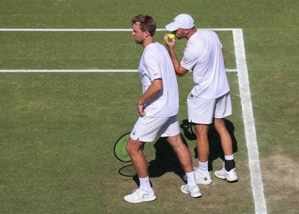 Kevin Krawietz, Tim Puetz (Kappe), Herren Doppel, Gentlemen s Doubles Tennis - Wimbledon 2025 - Grand Slam ITF ATP, Tennis Herren WTA, Tennis Damen - AELTC - London - - Great Britain - 2 July 2025. Copyright: xJuergenxHasenkopfx