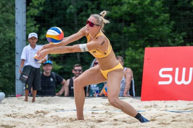 RECORD DATE NOT STATED Beach Pro Tour - Elite 16 Gstaad, 02.07.2025 Louisa Lippmann (GER); Beach Pro Tour - Elite 16 Gstaad am 02.07.2025 Copyright: xBEAUTIFULxSPORTS PeterxWeberx