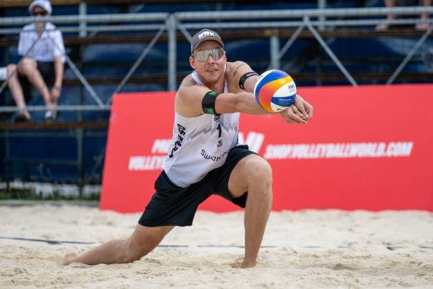 RECORD DATE NOT STATED Beach Pro Tour - Elite 16 Gstaad, 02.07.2025 Nils Ehlers (GER); Beach Pro Tour - Elite 16 Gstaad am 02.07.2025 Copyright: xBEAUTIFULxSPORTS PeterxWeberx