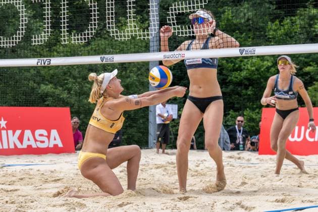 RECORD DATE NOT STATED Beach Pro Tour - Elite 16 Gstaad, 02.07.2025 Linda Bock (GER); Beach Pro Tour - Elite 16 Gstaad am 02.07.2025 Copyright: xBEAUTIFULxSPORTS PeterxWeberx
