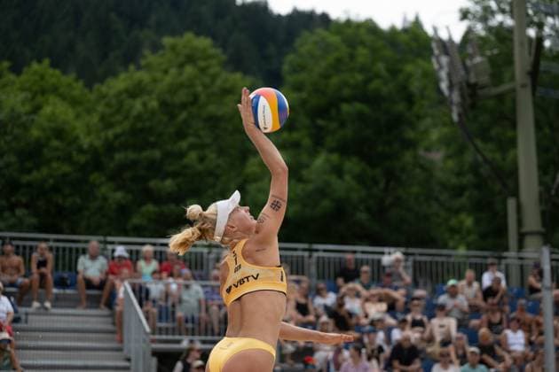 RECORD DATE NOT STATED Beach Pro Tour - Elite 16 Gstaad, 02.07.2025 Linda Bock (GER)Linda Bock (GER); Beach Pro Tour - Elite 16 Gstaad am 02.07.2025 Copyright: xBEAUTIFULxSPORTS PeterxWeberx