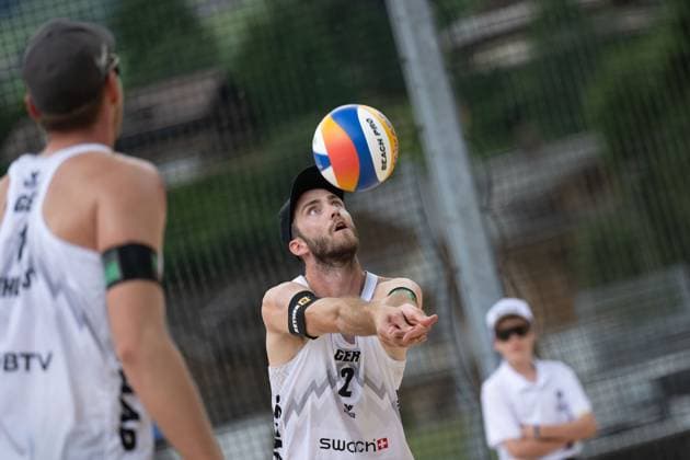 RECORD DATE NOT STATED Beach Pro Tour - Elite 16 Gstaad, 02.07.2025 Clemens Wickler (GER); Beach Pro Tour - Elite 16 Gstaad am 02.07.2025 Copyright: xBEAUTIFULxSPORTS PeterxWeberx