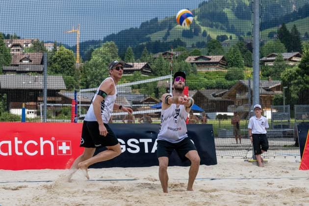 RECORD DATE NOT STATED Beach Pro Tour - Elite 16 Gstaad, 02.07.2025 Clemens Wickler (GER), Nils Ehlers (GER); Beach Pro Tour - Elite 16 Gstaad am 02.07.2025 Copyright: xBEAUTIFULxSPORTS PeterxWeberx