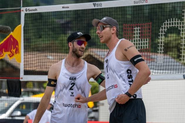 RECORD DATE NOT STATED Beach Pro Tour - Elite 16 Gstaad, 02.07.2025 Clemens Wickler (GER), Nils Ehlers (GER); Beach Pro Tour - Elite 16 Gstaad am 02.07.2025 Copyright: xBEAUTIFULxSPORTS PeterxWeberx