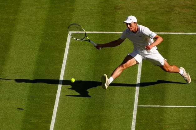 Oliver Tarvet during his second round match Wimbledon Tennis Championships, Day 3, The All England Lawn Tennis and Croquet Club, London, UK - 02 Jul 2025London The All England Lawn Tennis and United Kingdom  Copyright: xEllaxLing Shutterstockx 15381943bc