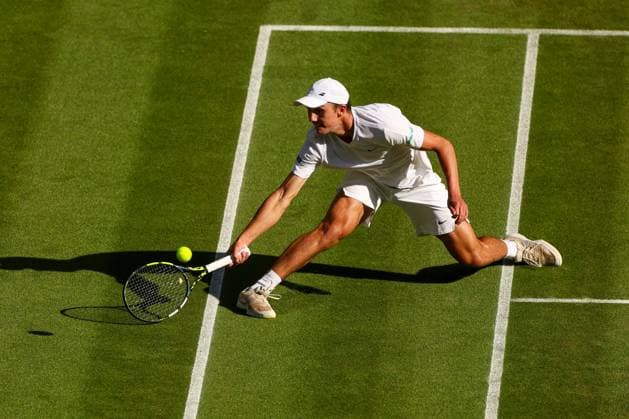 Oliver Tarvet during his second round match Wimbledon Tennis Championships, Day 3, The All England Lawn Tennis and Croquet Club, London, UK - 02 Jul 2025London The All England Lawn Tennis and United Kingdom  Copyright: xEllaxLing Shutterstockx 15381943ba