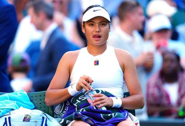 Emma Raducanu during her second round match Wimbledon Tennis Championships, Day 3, The All England Lawn Tennis and Croquet Club, London, UK - 02 Jul 2025London The All England Lawn Tennis and United Kingdom  Copyright: xJavierxGarcia Shutterstockx 15381941go